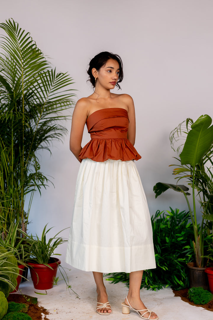 Marni top (In Rust)