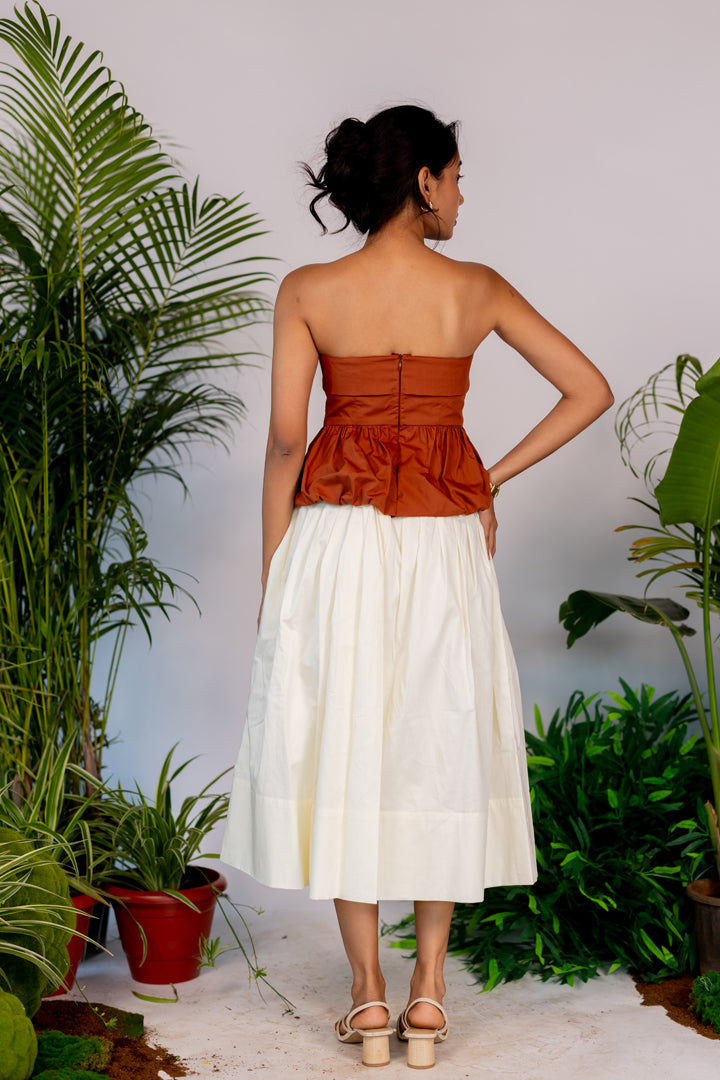 Marni top (In Rust)