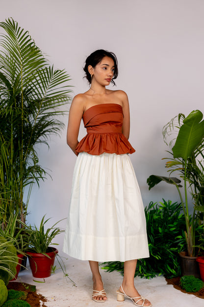 Marni top (In Rust)