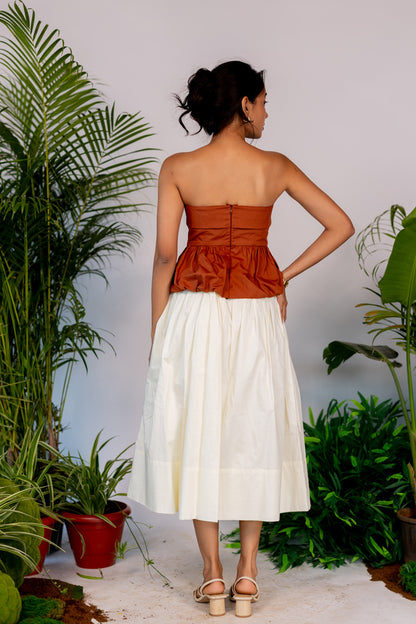 Marni top (In Rust)